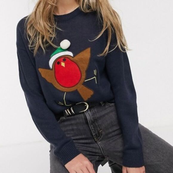 ASOS brave soul Christmas sweater NWT - Picture 1 of 3
